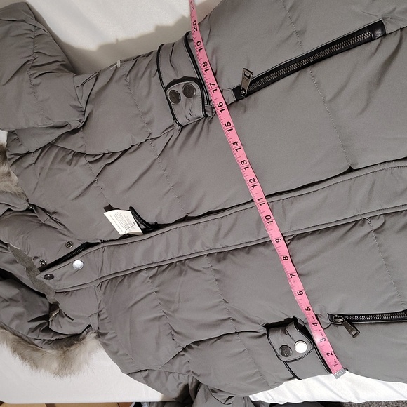 DKNY Puffer Winter Coat Trench Large NWT - Picture 6 of 15